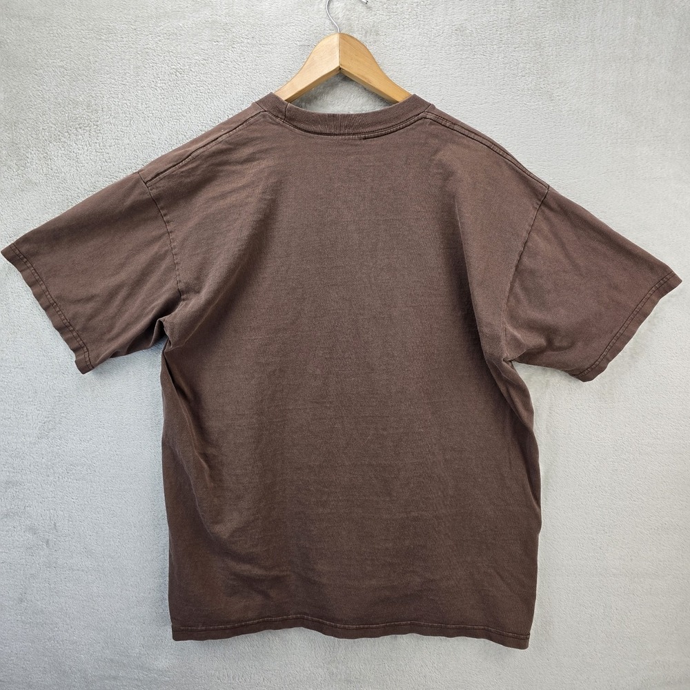 Vintage Eight Play Shirt Mens XL Brown 8 Ball Grunge Skater Cholo Pool Y2K 90s - Picture 5 of 7